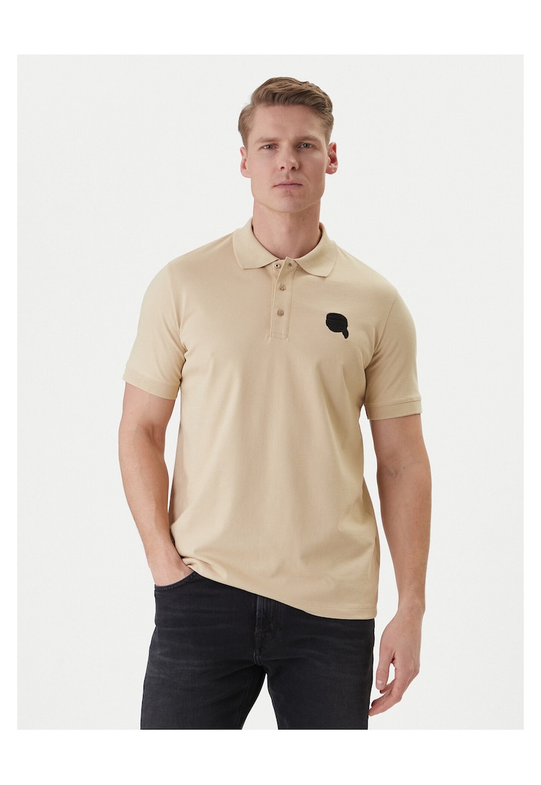 Tricou barbati - bumbac - bej - bumbac - Bej