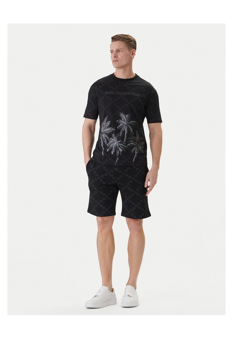 Tricou barbati - lejer - negru - bumbac organic -