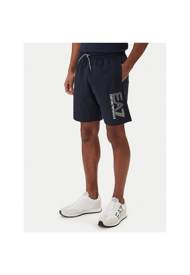 Pantaloni sport barbati - bleumarin - bumbac