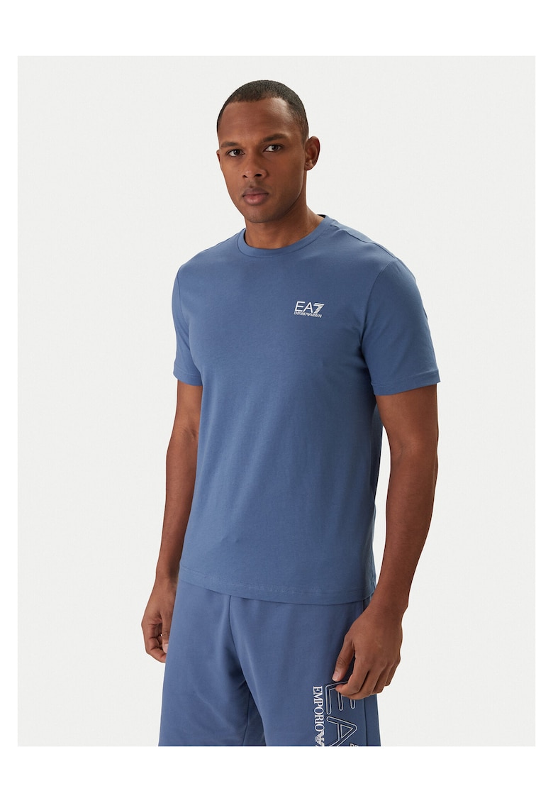 Tricou barbati - bumbac bleumarin