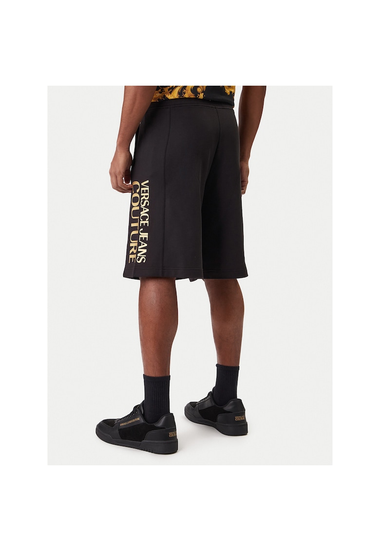 Pantaloni scurti sport Barbati - bumbac - negru