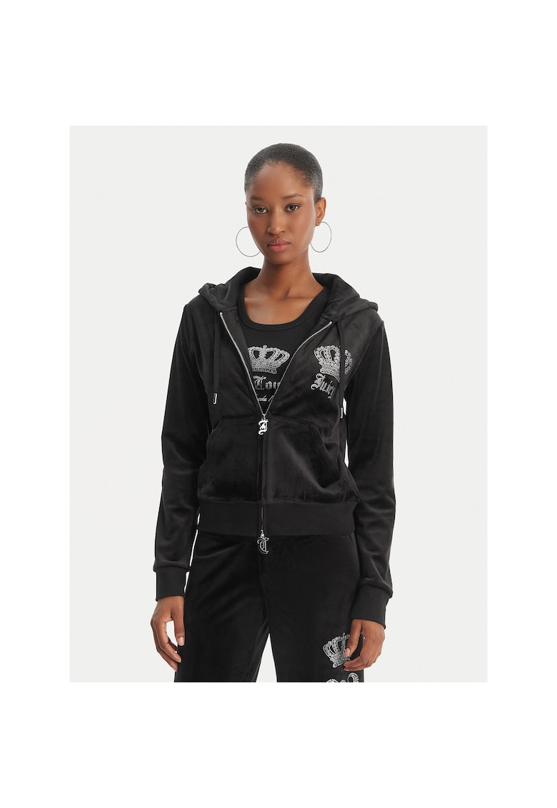 Bluza dama - slim fit - negru - poliester -