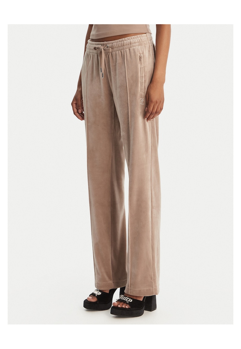 Pantaloni dama - poliester - bej