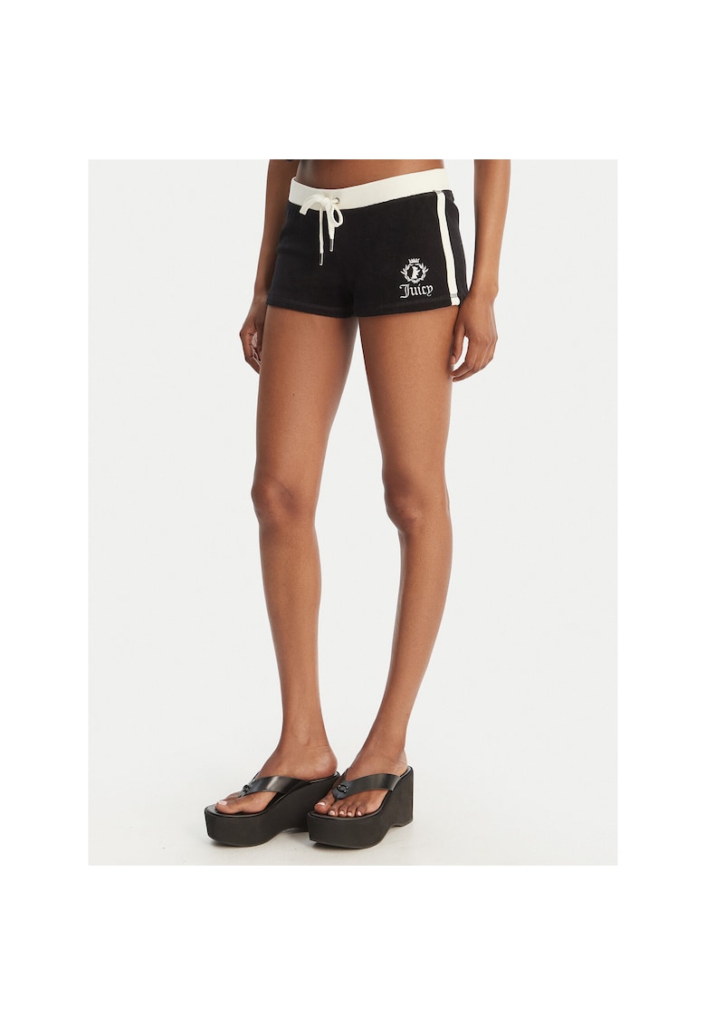 Pantaloni scurti sport dama - bumbac - negru