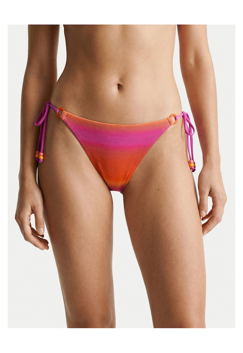 Costum de baie dama - slip de bikini - poliamida - Portocaliu