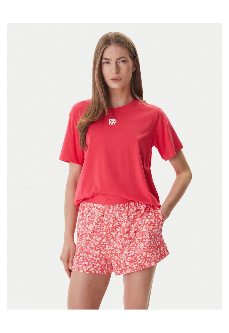 Pijamale dama - bumbac - coral