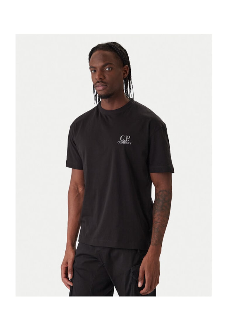Tricou barbati bumbac - negru -