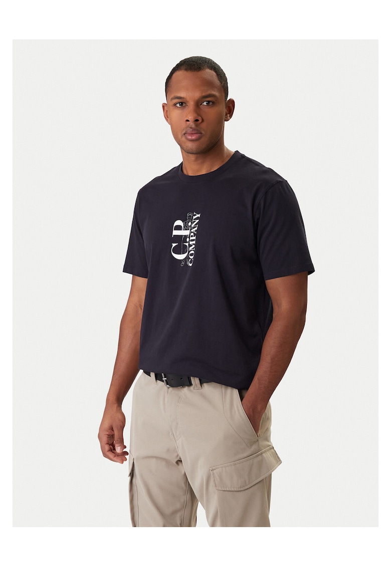 Tricou barbati - bumbac - bleumarin
