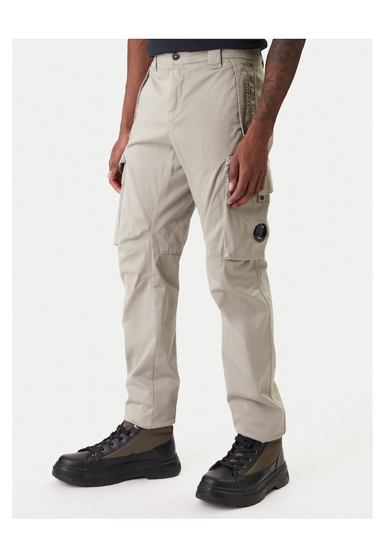 Pantaloni barbati - bumbac/elastan - bej