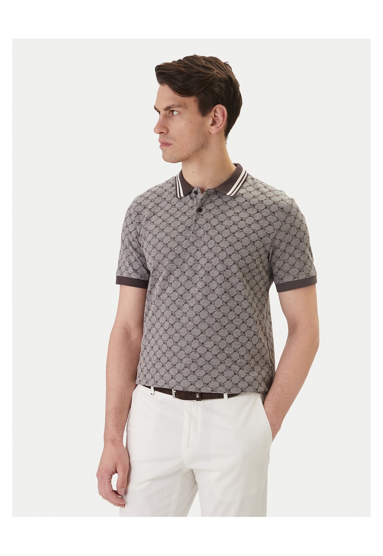 Tricou barbati - bumbac - maro -