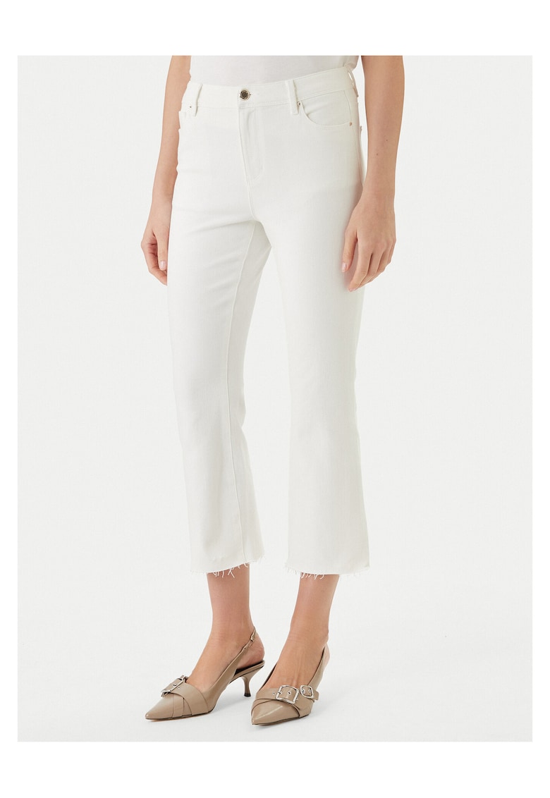 Blugi dama slim fit alb - Alb
