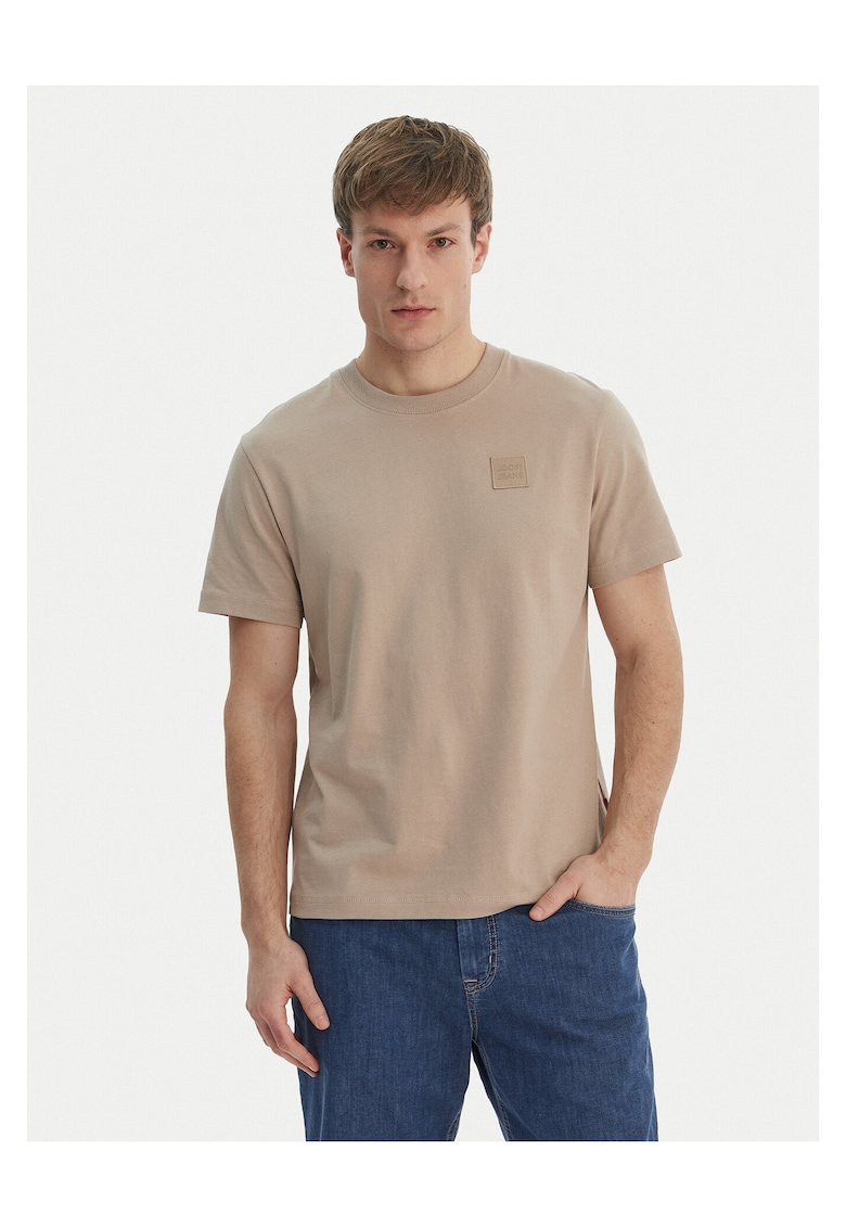 Tricou Barbati - Bumbac - Bejqfwqd - Bej
