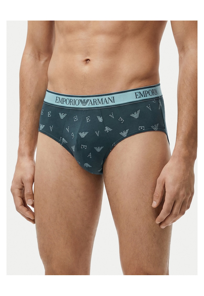 Chiloti barbati - Emporio Armani - bumbac - Albastru