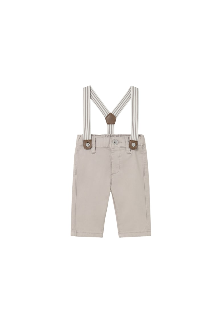 Pantaloni baieti - din bumbac - bej