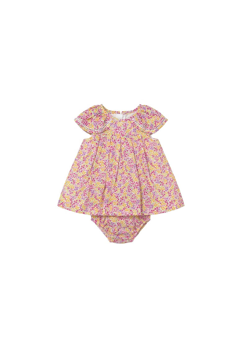 Set de rochie cu model floral si chiloti - 2 piese - Multicolor