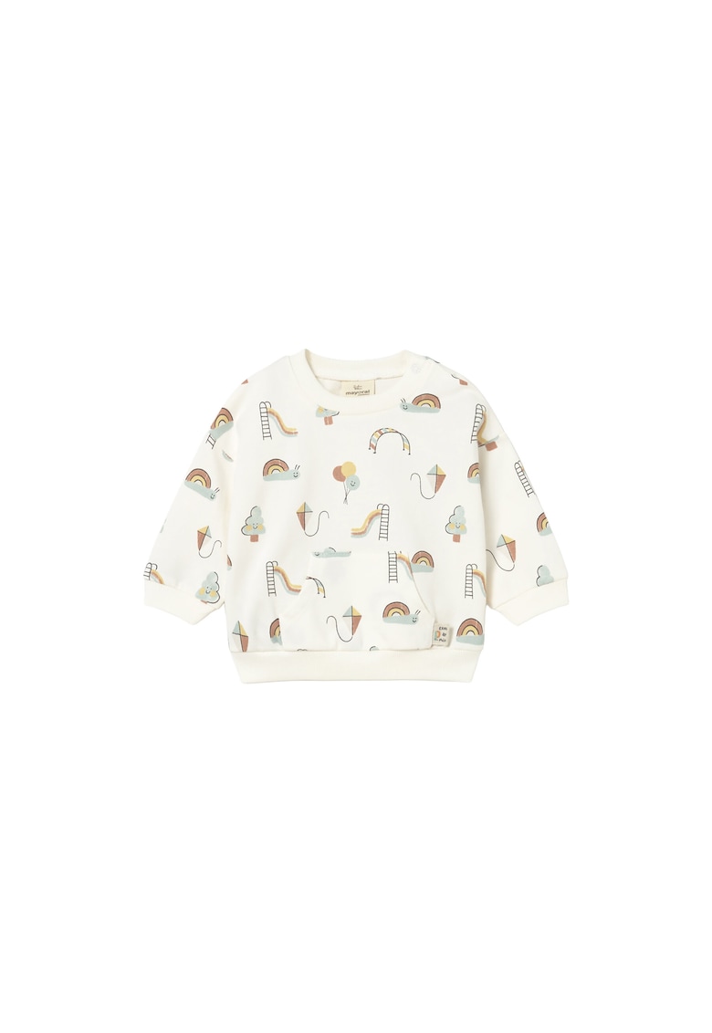 Bluza copii - bumbac - ecru - 99% bumbac - 1% elastan