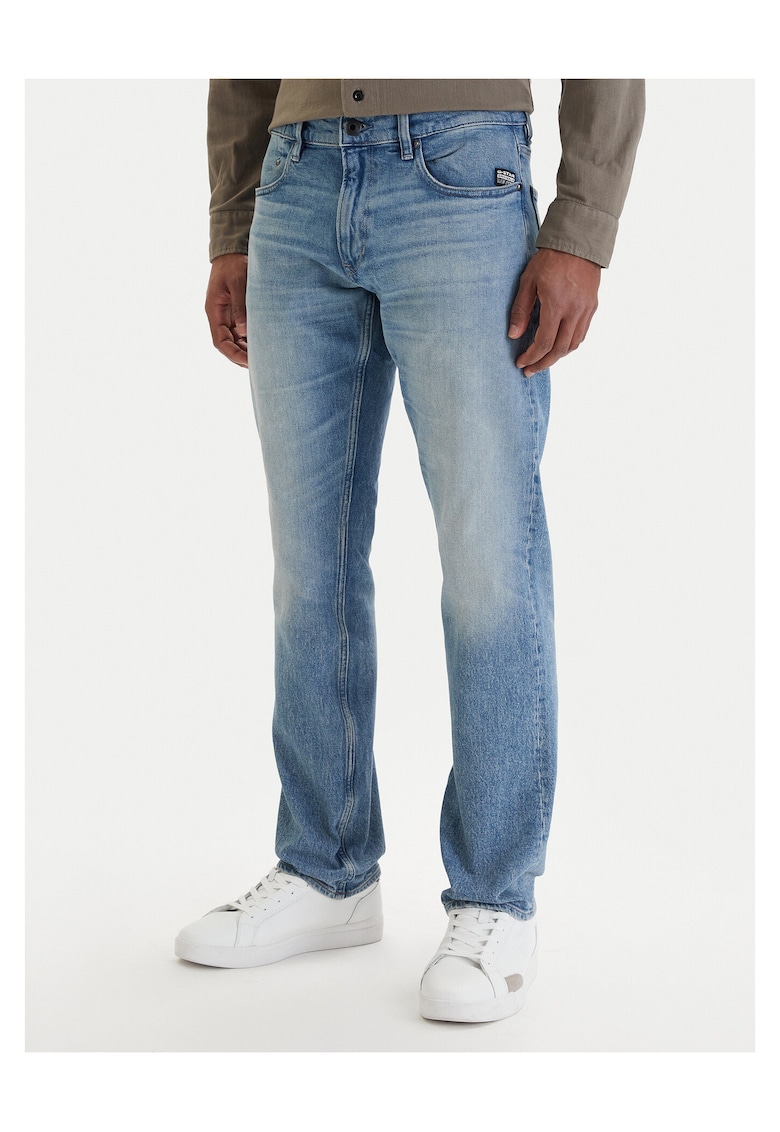 Blugi barbati - Raw - bumbac - albastru - Albastru