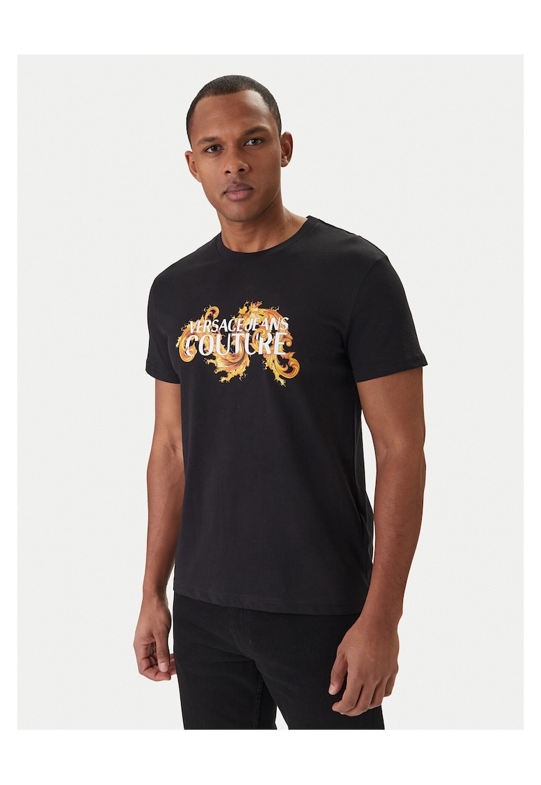 Tricou Barbati - Bumbac - Negru -