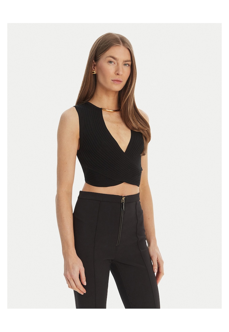 Top Dama - Negru - Viscoza