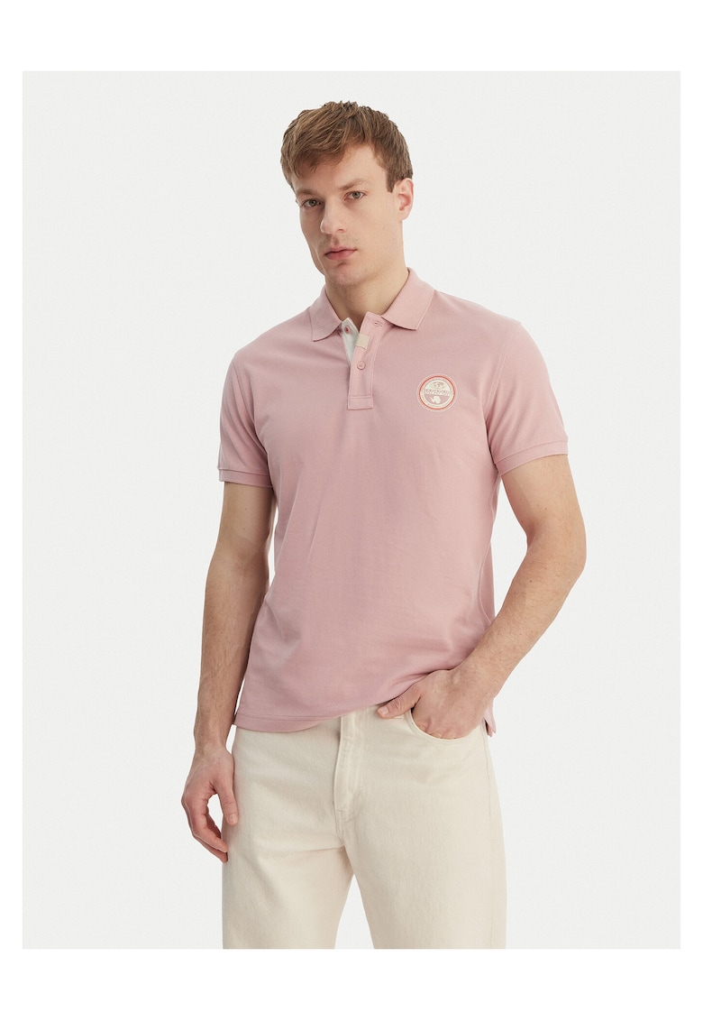 Tricou barbati - bumbac roz