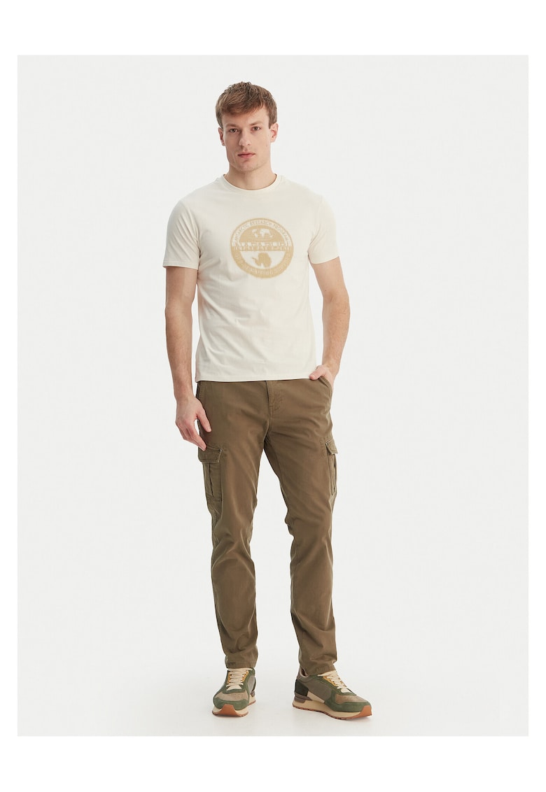 Tricou Barbati - Bumbac - Ecru - 38744 - Ecru