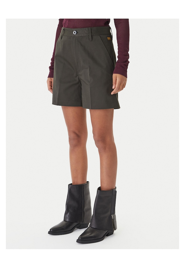 Pantaloni scurti Raw - Bumbac - Gri - Gri