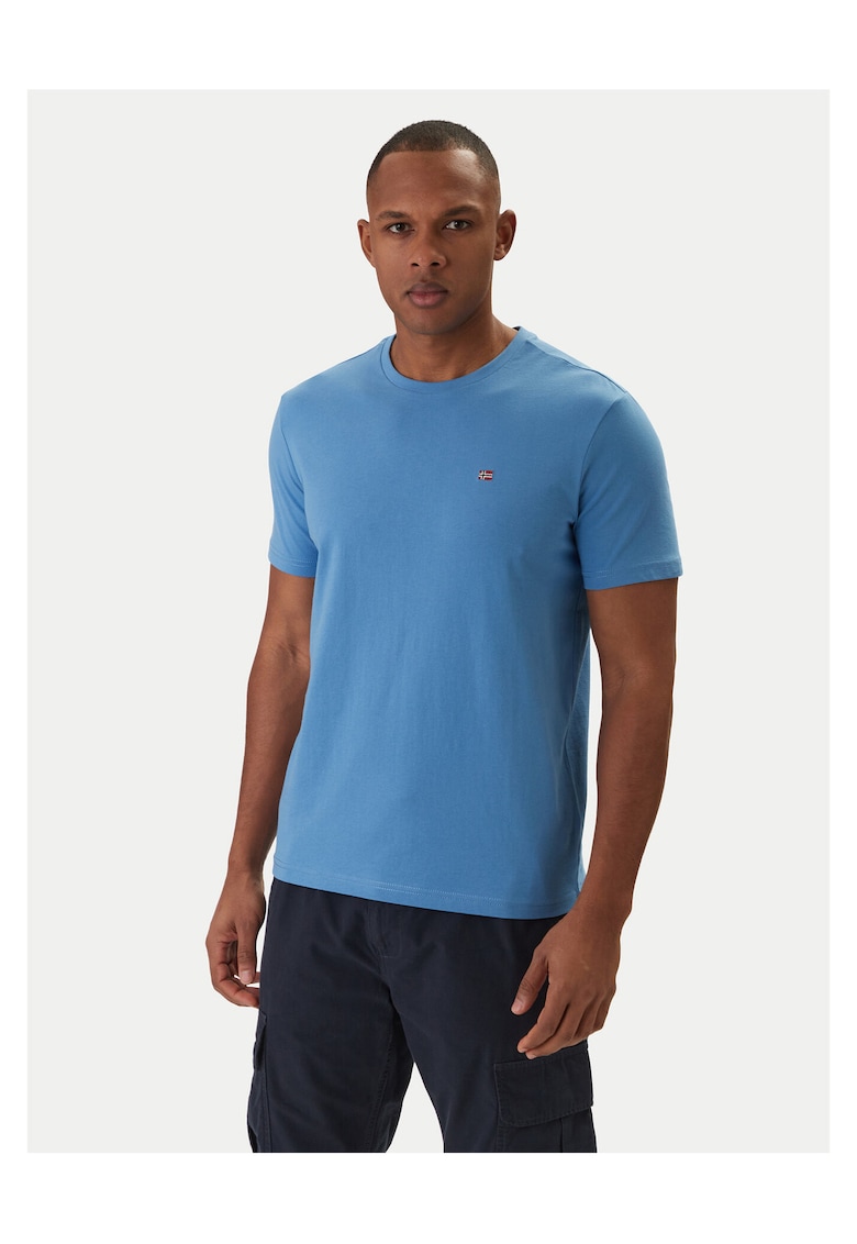 Tricou Barbati - din Bumbac - Albastru