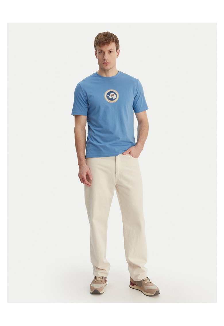 Tricou Barbati - Albastru - Bumbac