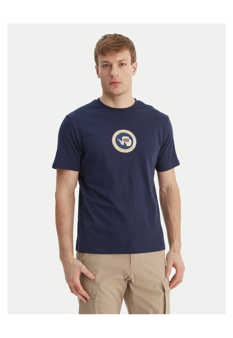 Tricou Barbati - Bumbac - Bleumarin -