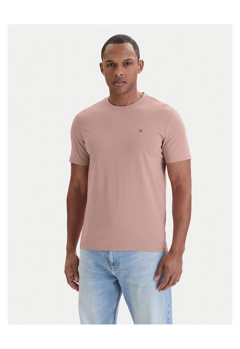 Tricou Barbati - din Bumbac Roz