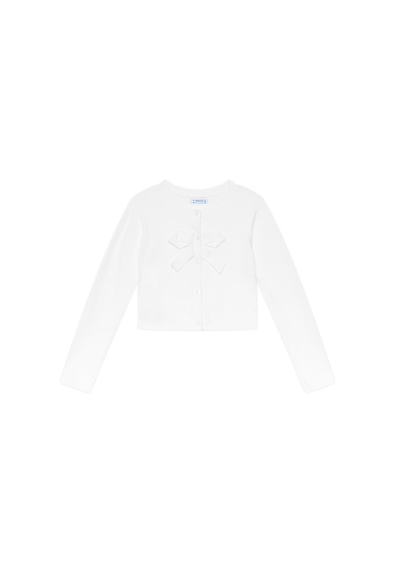 Cardigan copii alb - Alb