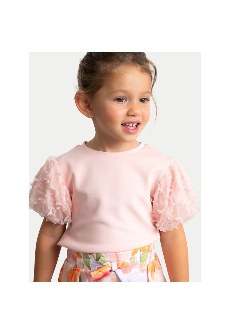 Tricou copii roz pentru fete - Roz
