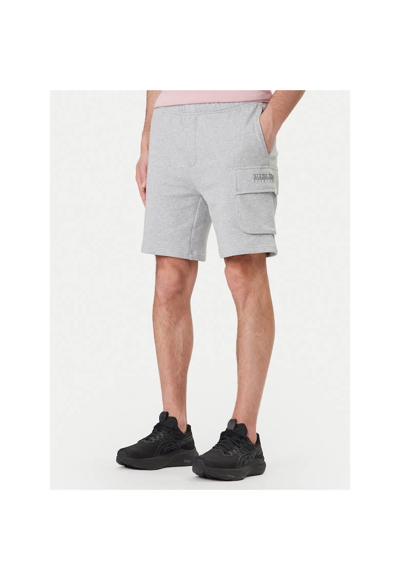 Pantaloni scurti sport Barbati - Gri - din Bumbac