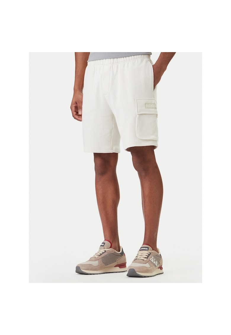 Pantaloni sport barbati - bumbac - alb