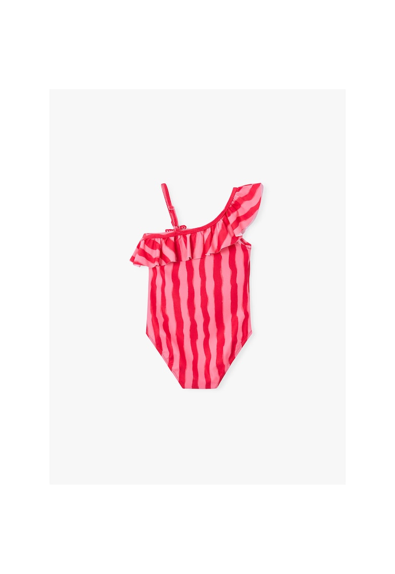 Costum de baie copii dungi roz - Roz