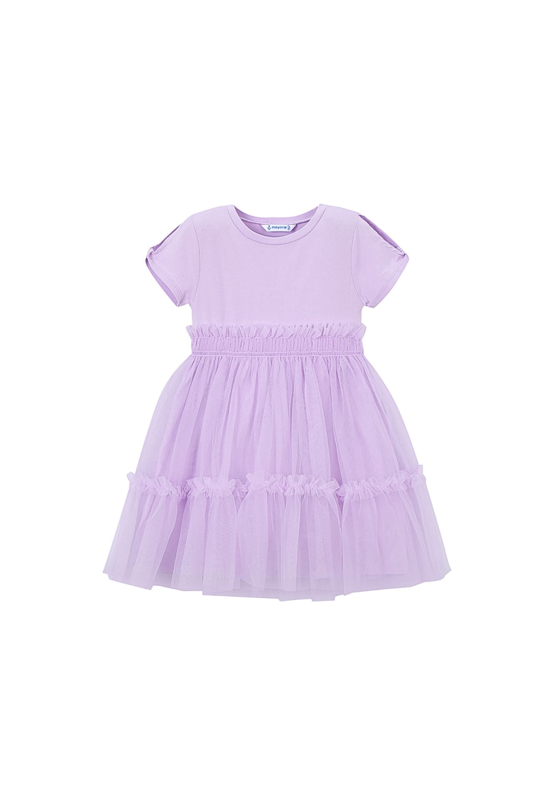 Rochie fete - violet - 57% bumbac - 40% poliamida