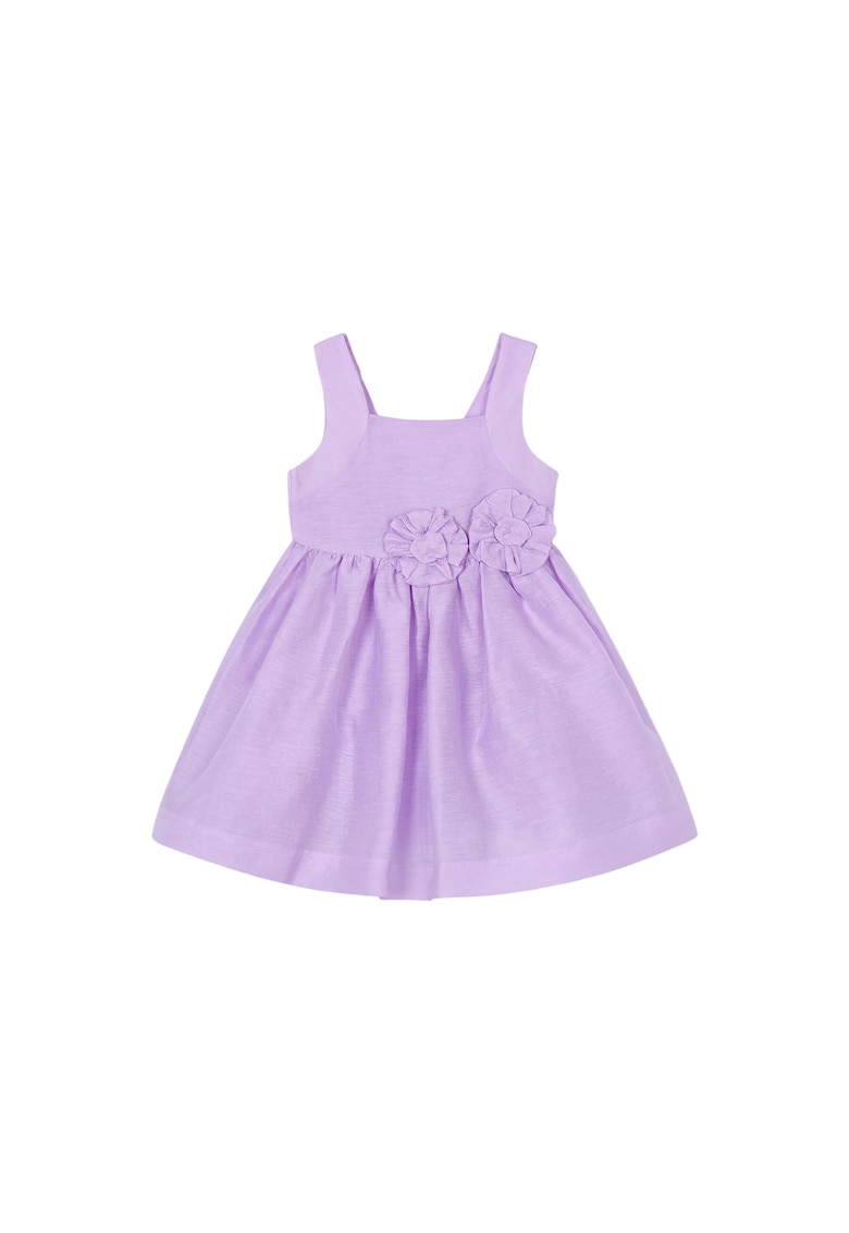 Rochie fete - violet - 87% in - 13% poliester - fermoar