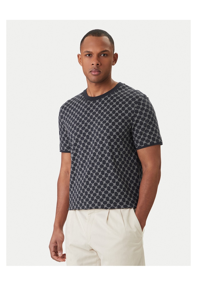 Tricou casual bleumarin - Bleumarin