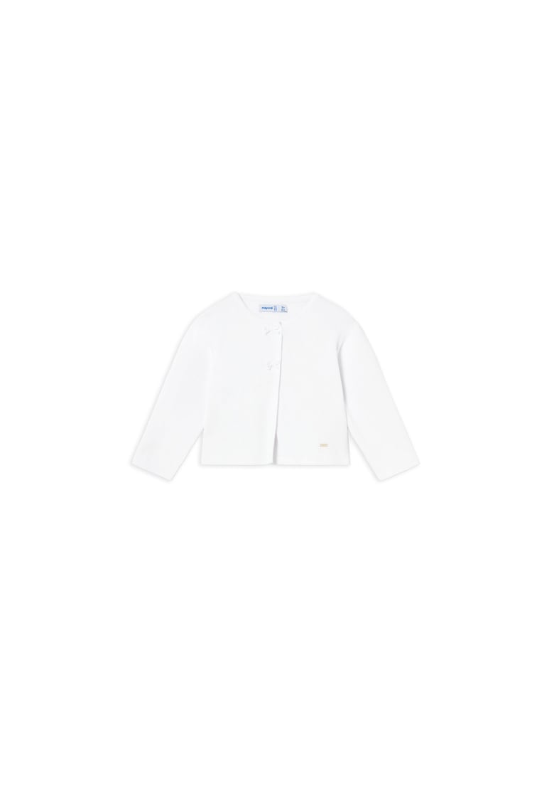 Cardigan Fete - Alb - 100% bumbac