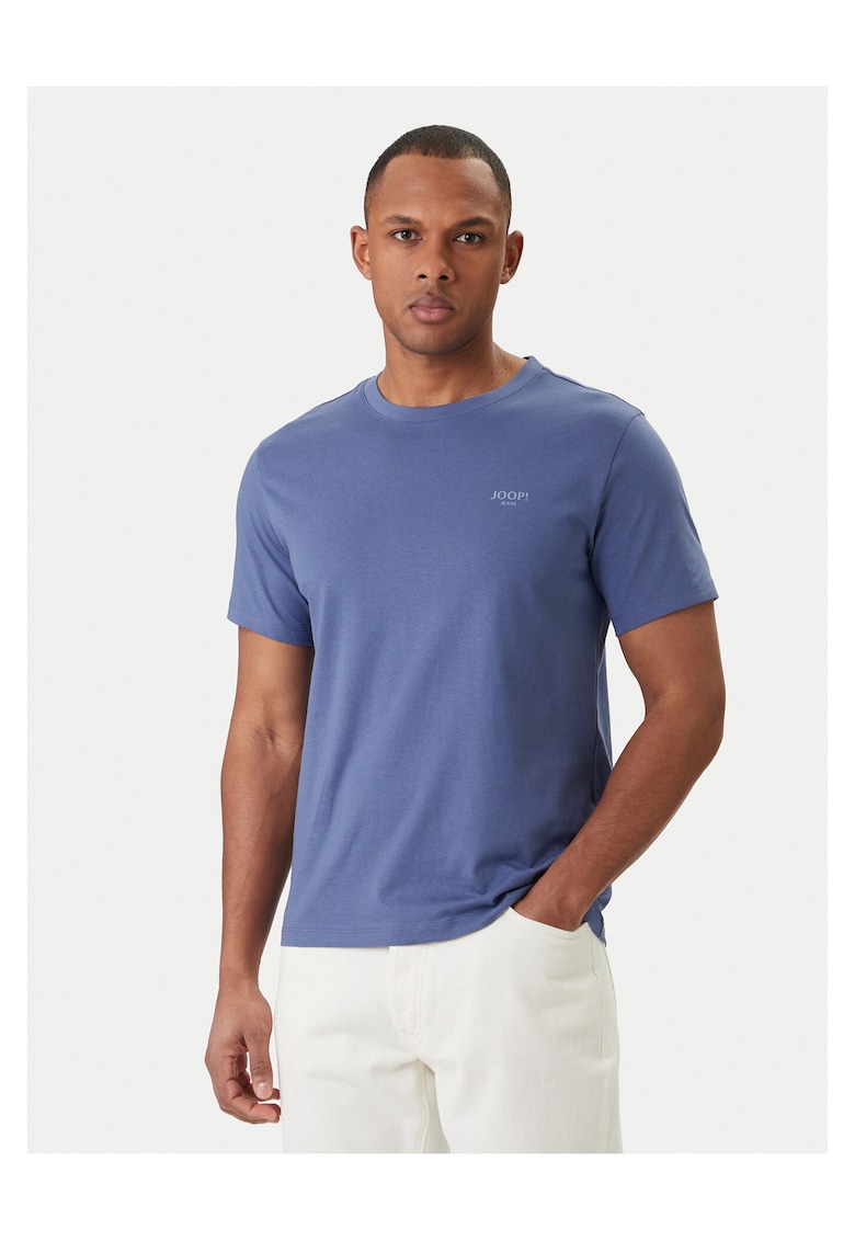 Tricou barbati - bumbac - albastru