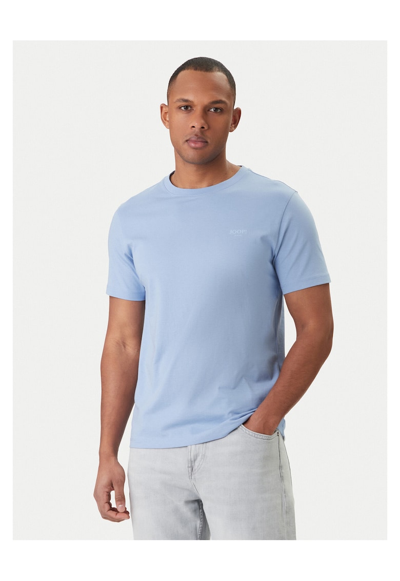Tricou barbati - din bumbac - albastru