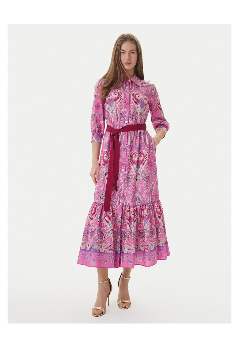 Rochie camasa Bumbac - Roz - Roz