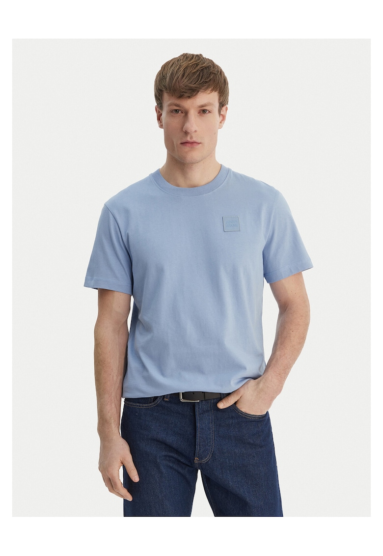 Tricou barbati Joop Jeans albastru deschis - Albastru deschis/Albastru