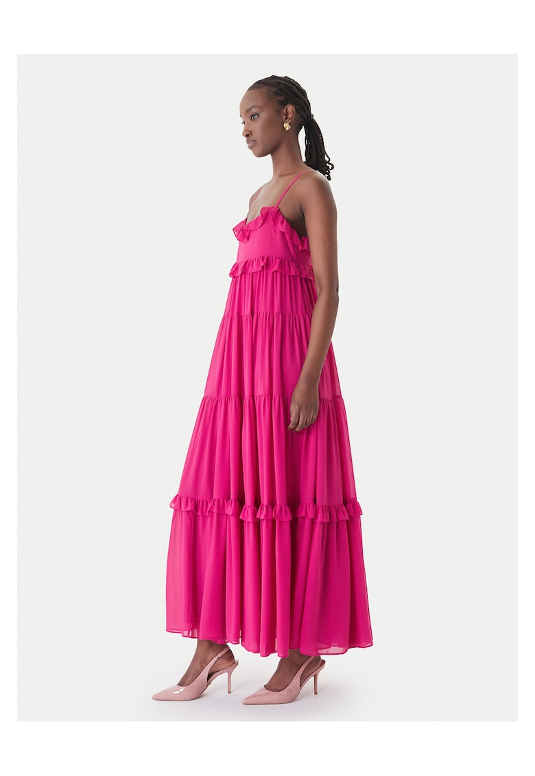 Rochie de vara - poliester - roz