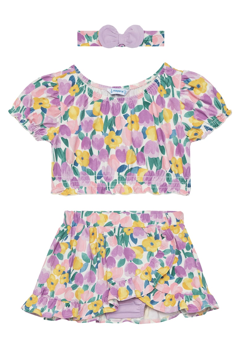 Set vestimentar pentru fete - Multicolor