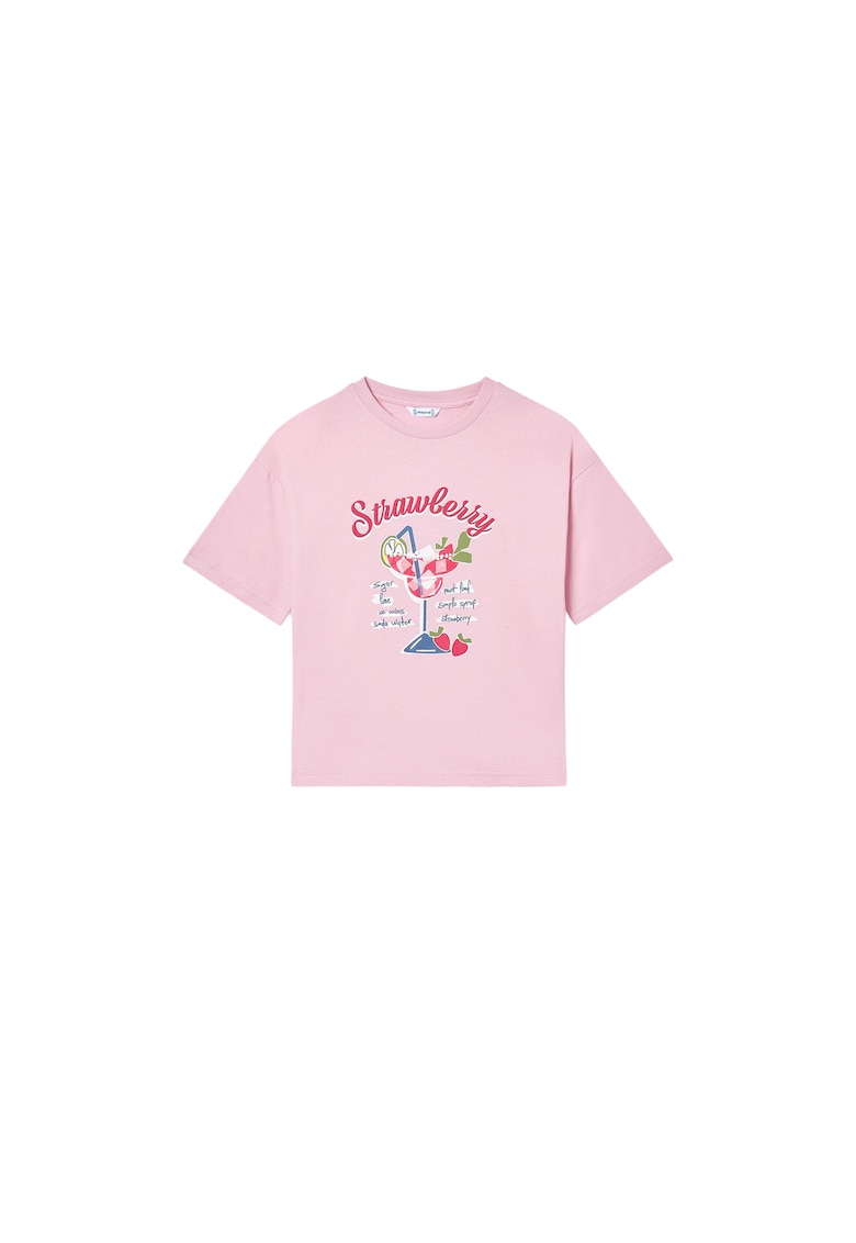 Tricou copii din bumbac - Roz