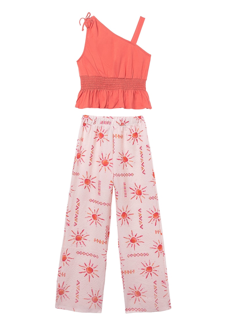 Compleu copii - pantaloni - bumbac - roz - Roz