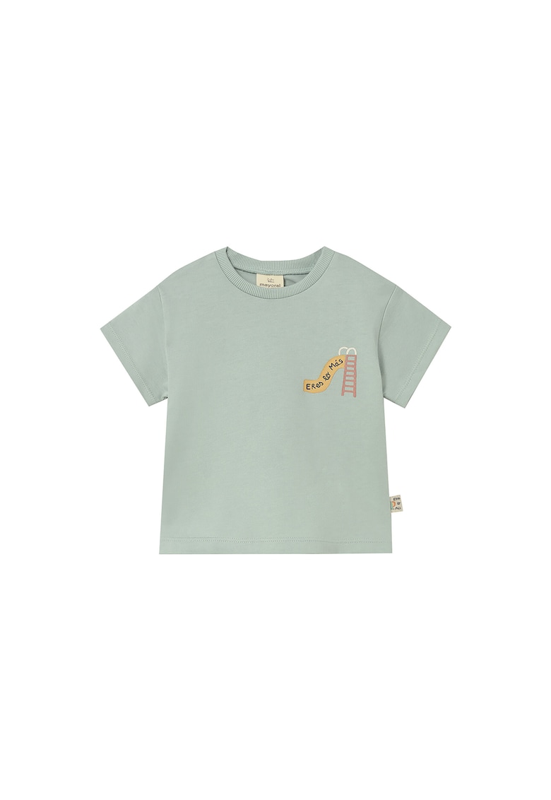 Tricou bumbac - verde pentru copii - Verde