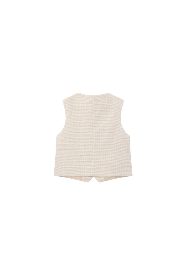 Vesta copii - bumbac - bej - 90% bumbac 10% in
