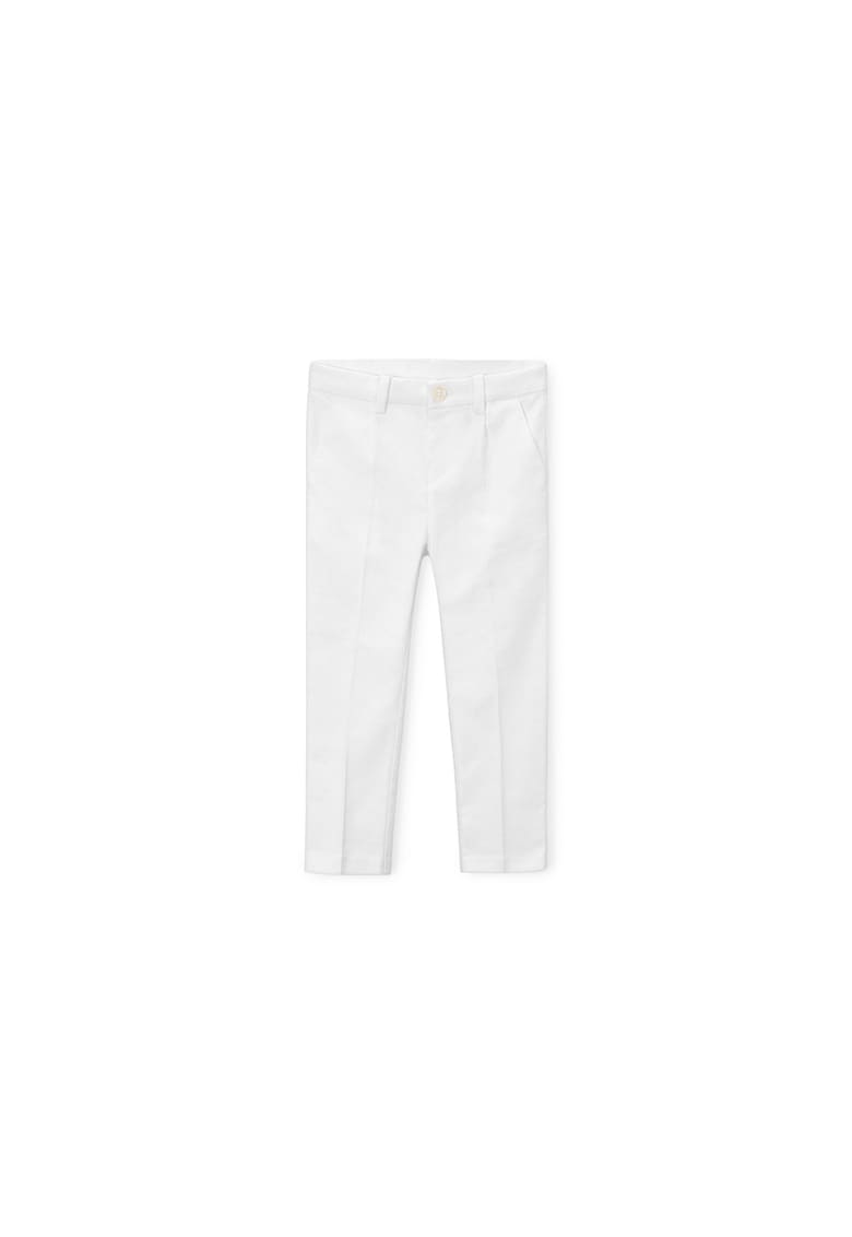 Pantaloni bumbac - alb - Alb